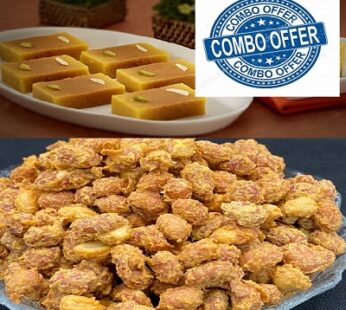 Mysorepak and Masala Peanuts