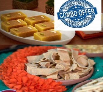 Mysorepak and Ribbon Pakoda